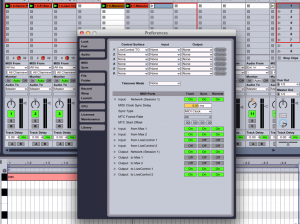 Setup to read Max input and Touch OSC in Ableton Live 8